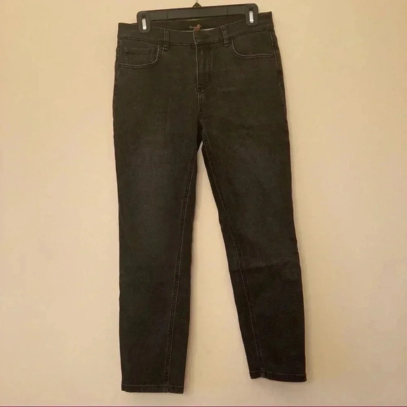 Massimo  Dutti grey straight leg jeans - Picture 1 of 5